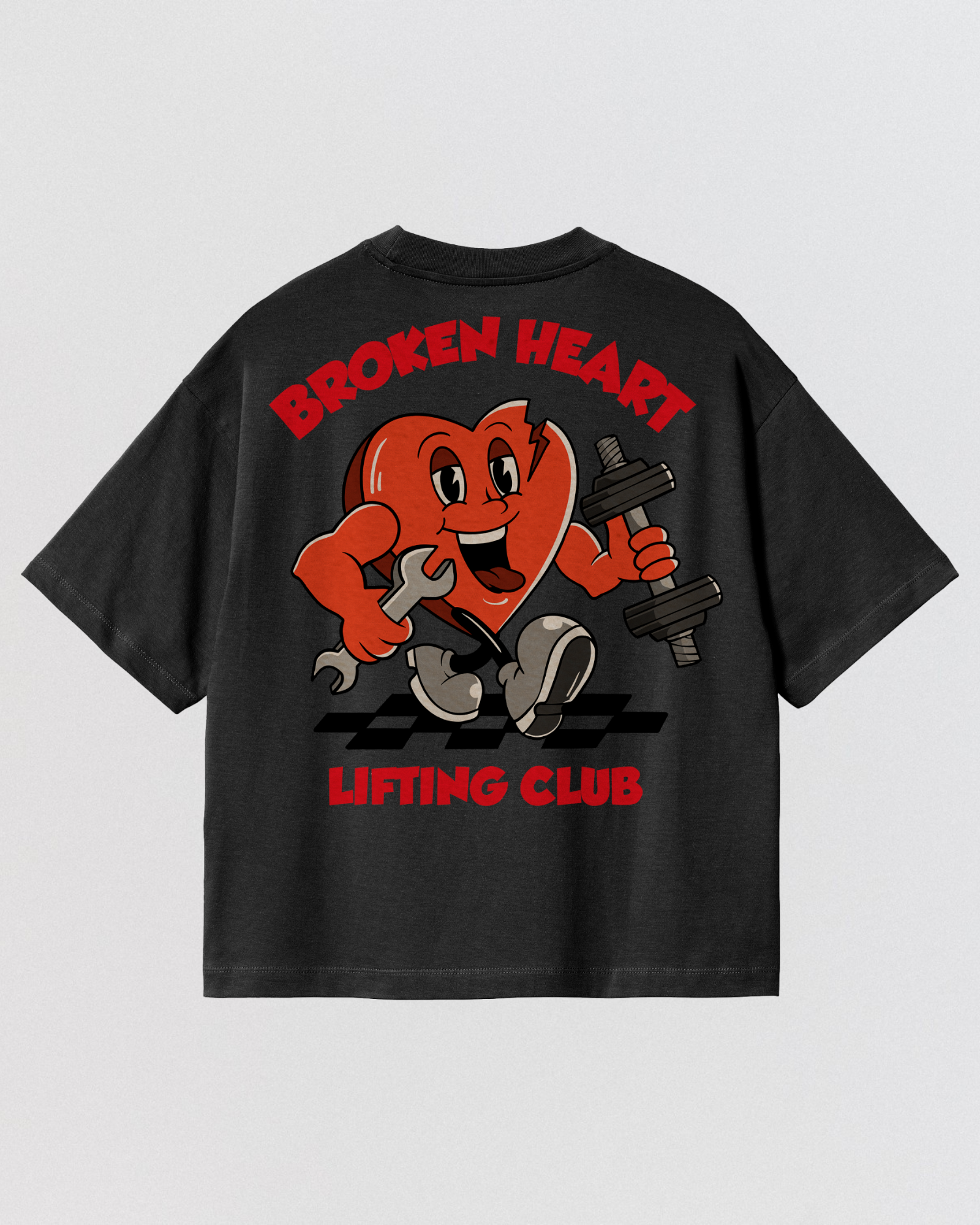 Broken Heart Lifting Club Oversize Tee