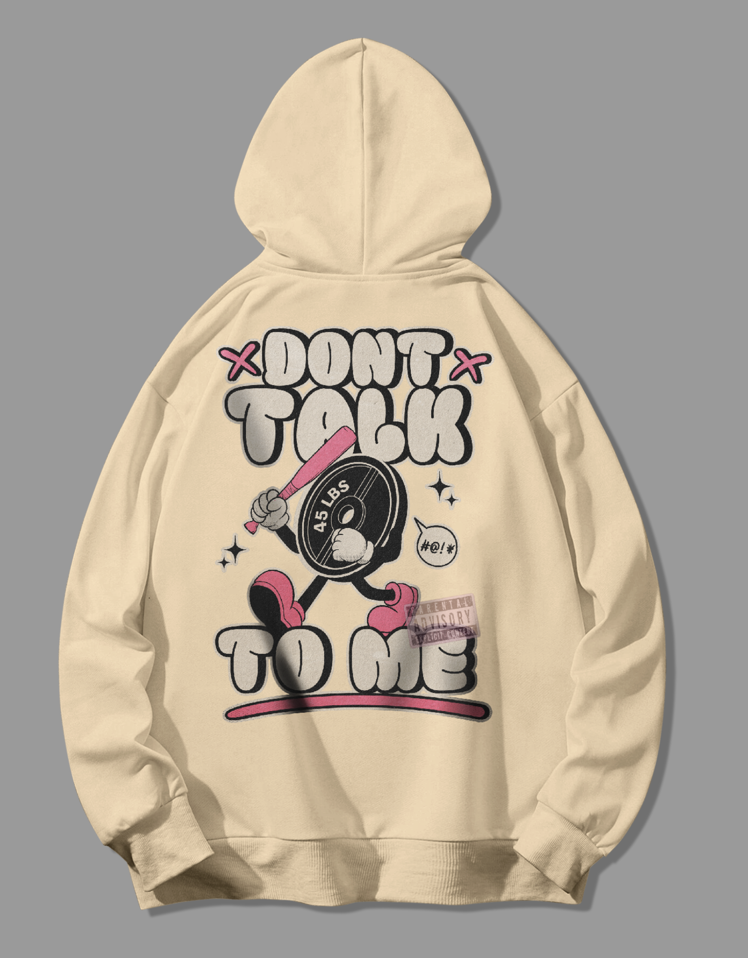 ropa deporte crossfit gimnasio ropa gym ropa gimnasio ropa deportiva ropa deportiva mujer ropa deportiva hombre camiseta oversize sudadera gimnasio tirantes gimnasio #color_crema