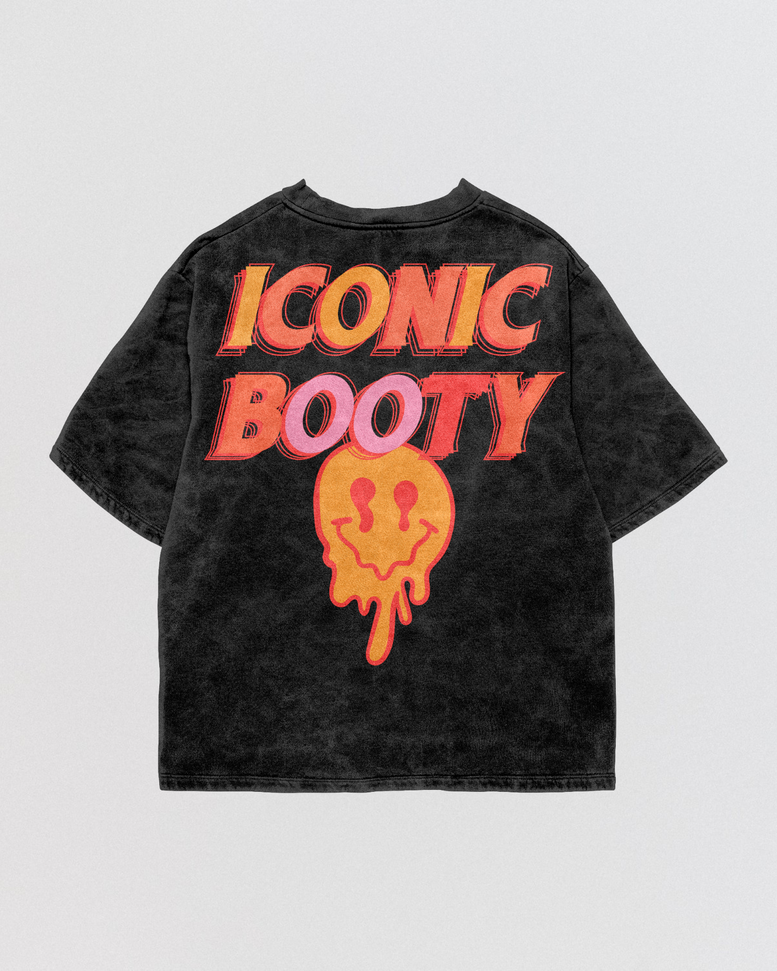 Iconic Booty Acid Wash Oversize Tee