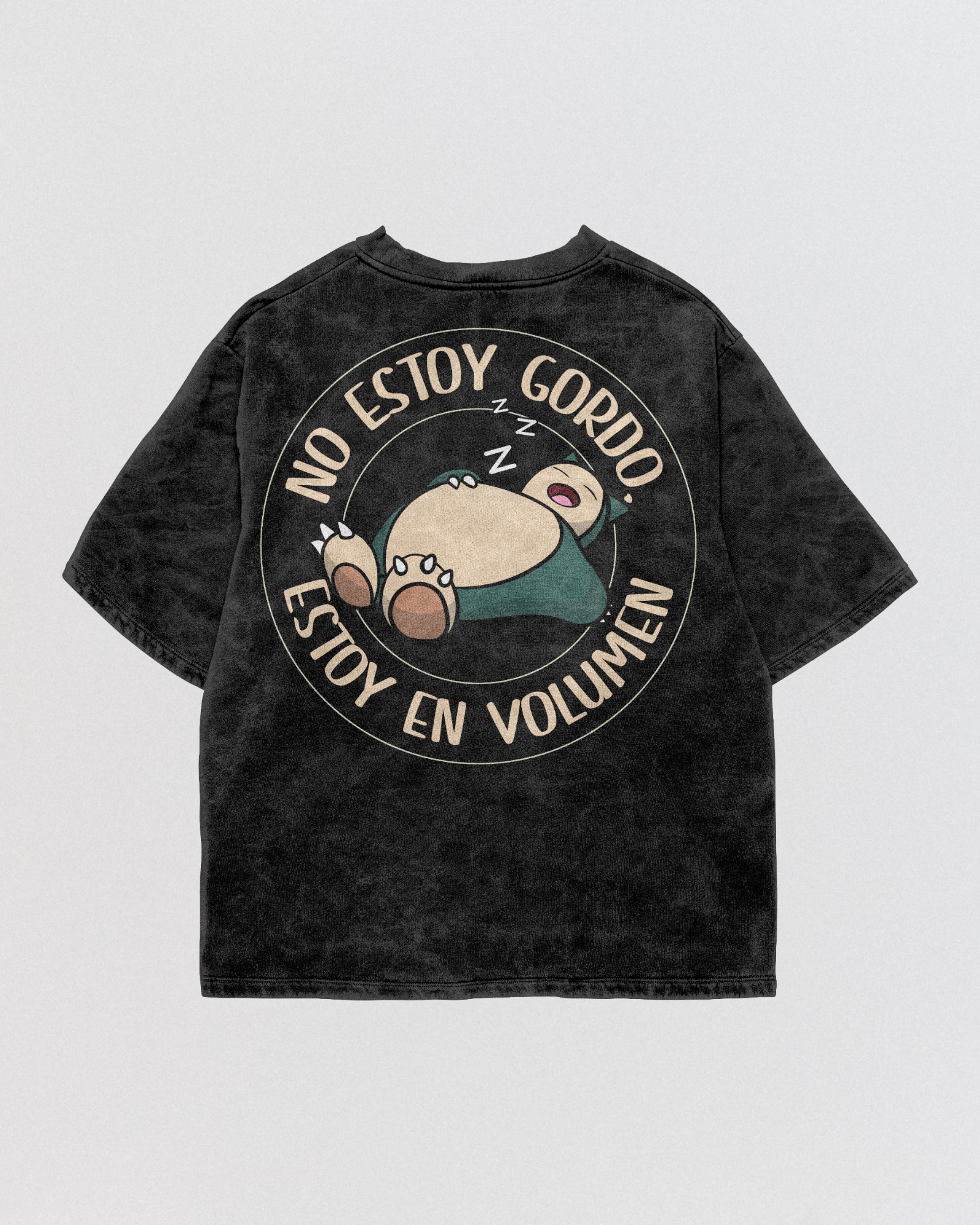 Powerlifter Acid Wash Oversize Tee