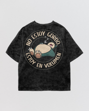 Powerlifter Acid Wash Oversize Tee