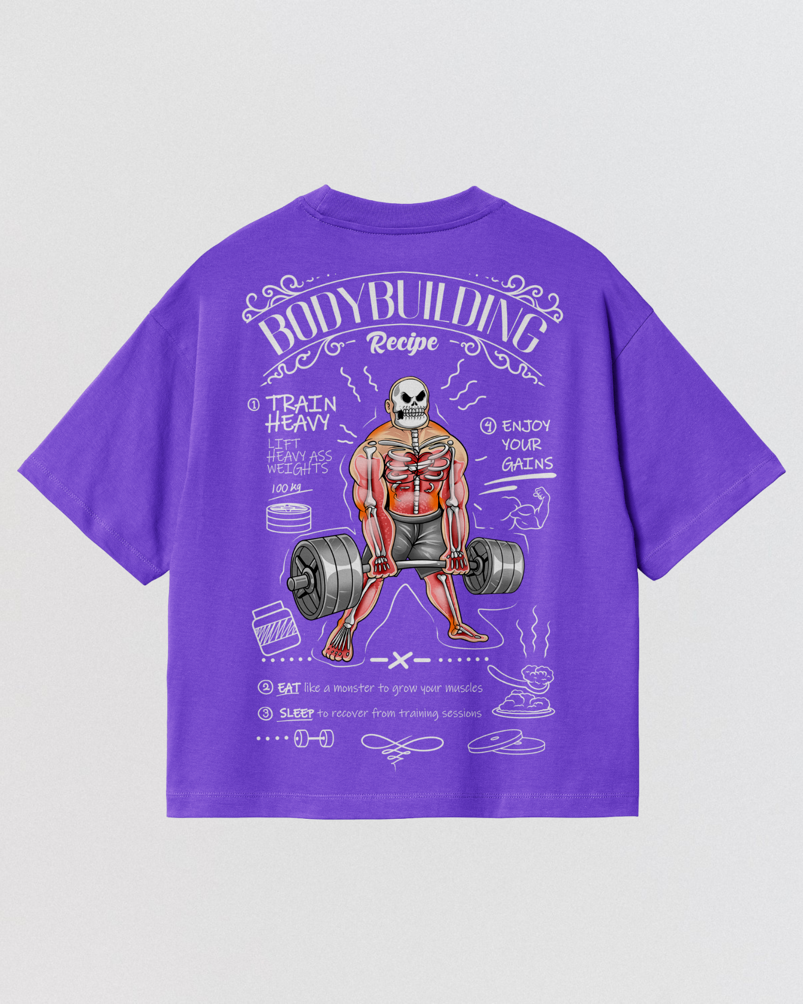 Bodybuilding Recipe Oversize Tee