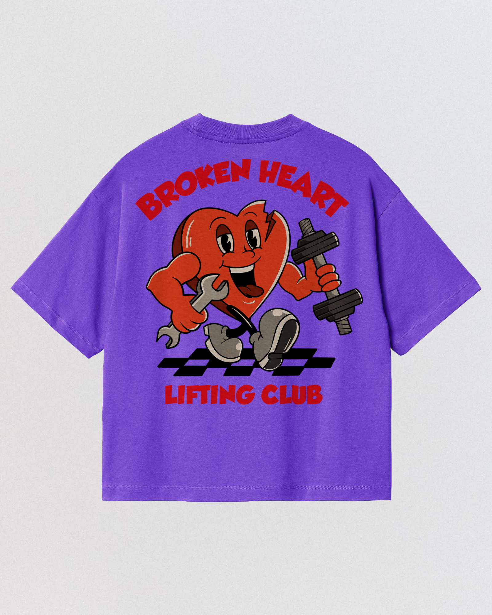 Broken Heart Lifting Club Oversize Tee