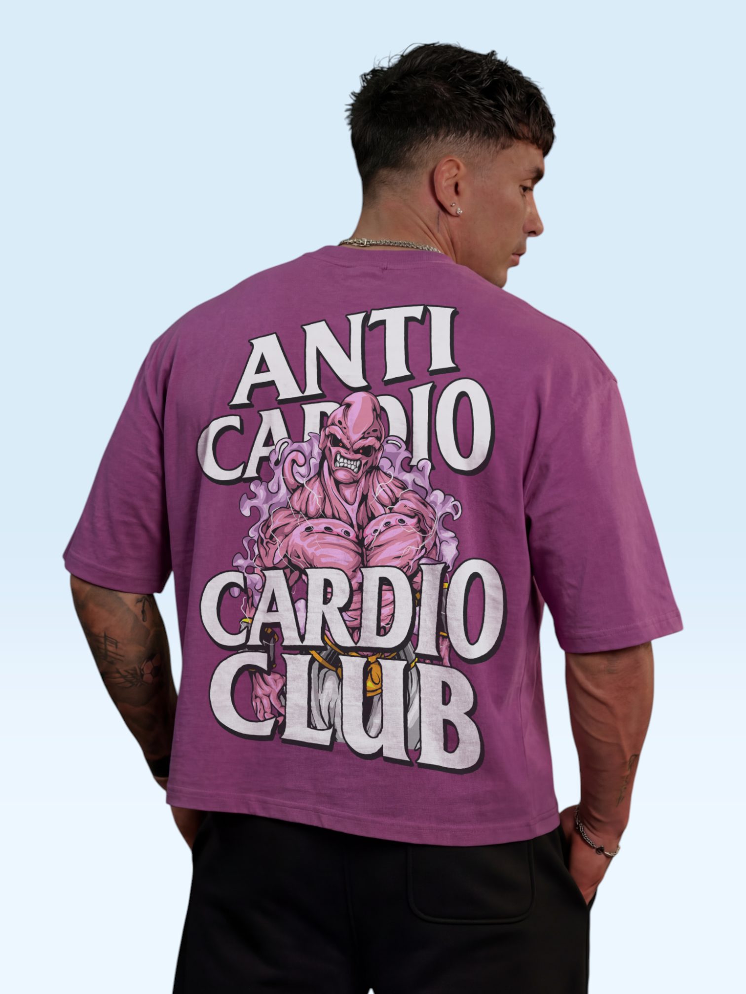Anti Cardio Oversize Tee Purple
