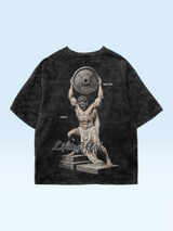 Greek Gods Club Washed Oversize Tee