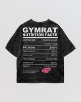 Gymrat Acid Wash Oversize Tee