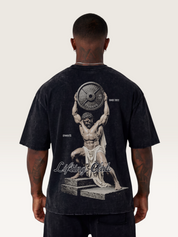 Greek Gods Club Washed Oversize Tee