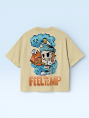 Feel The Pump Tee Beige