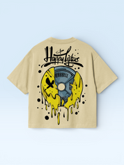 Happy Lifters Tee Beige