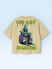 Leg Day Enjoyer Tee Beige