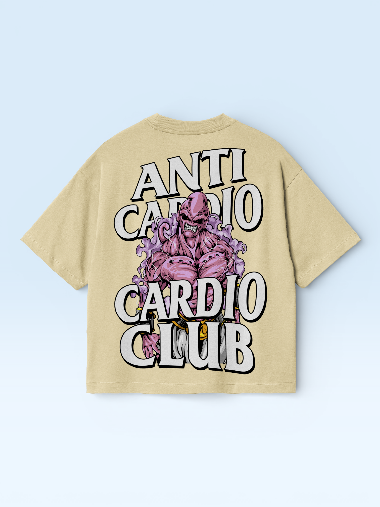 Anti Cardio Oversize Tee Black