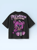 Preworkout Bear Oversize Tee