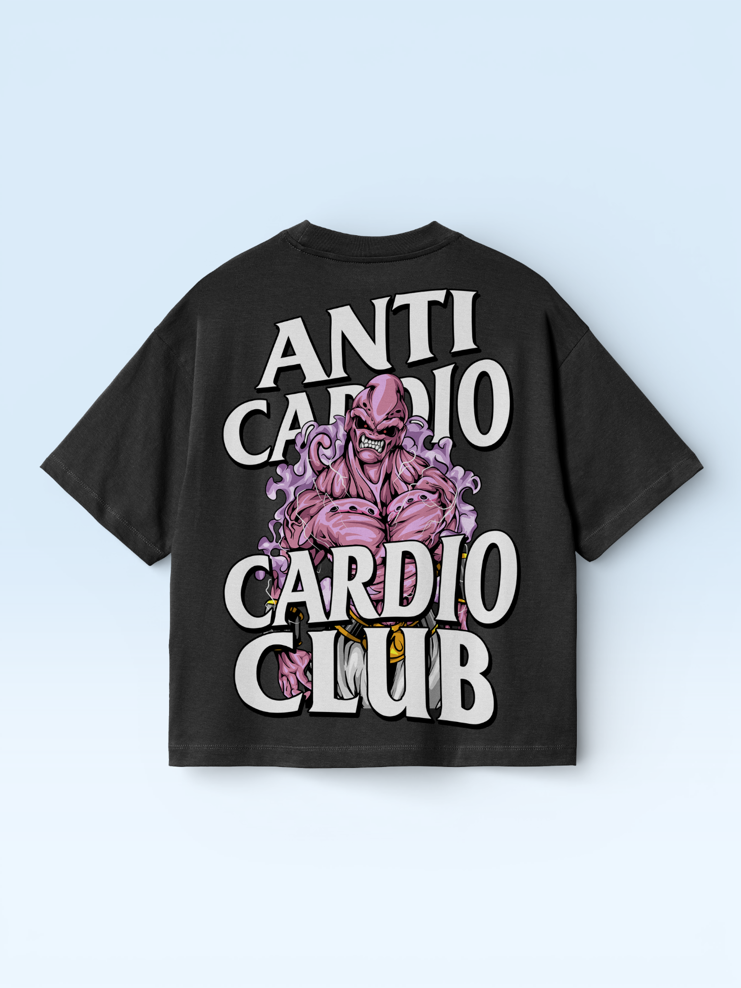 Anti Cardio Oversize Tee Black