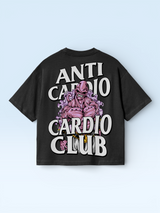 Anti Cardio Oversize Tee Black