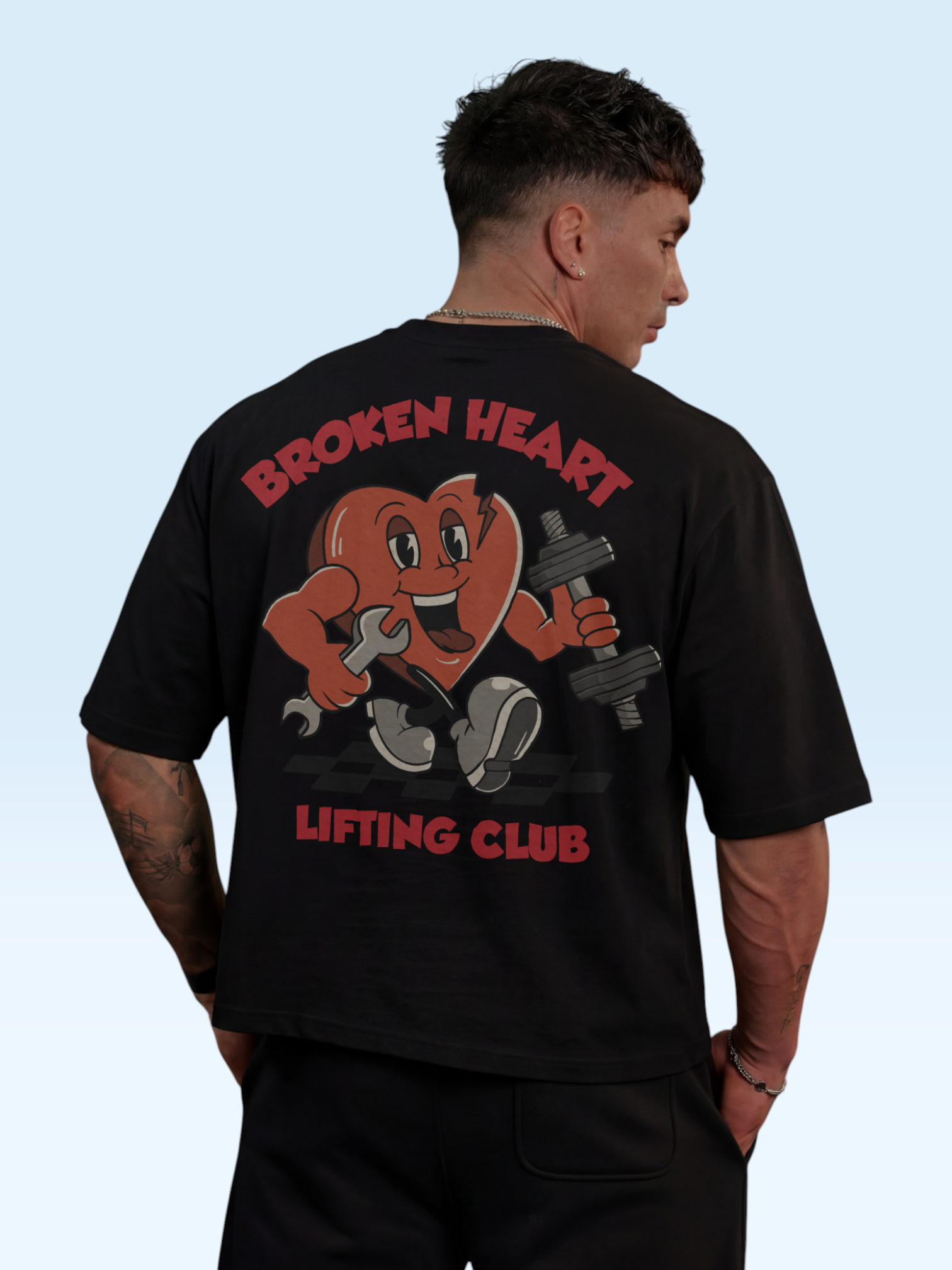 Broken Heart Lifting Club Oversize Tee