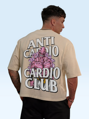 Anti Cardio Oversize Tee Beige