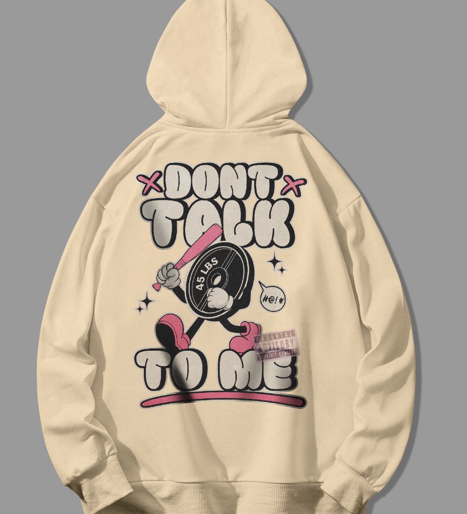 ropa deporte crossfit gimnasio ropa gym ropa gimnasio ropa deportiva ropa deportiva mujer ropa deportiva hombre camiseta oversize sudadera gimnasio tirantes gimnasio #color_crema