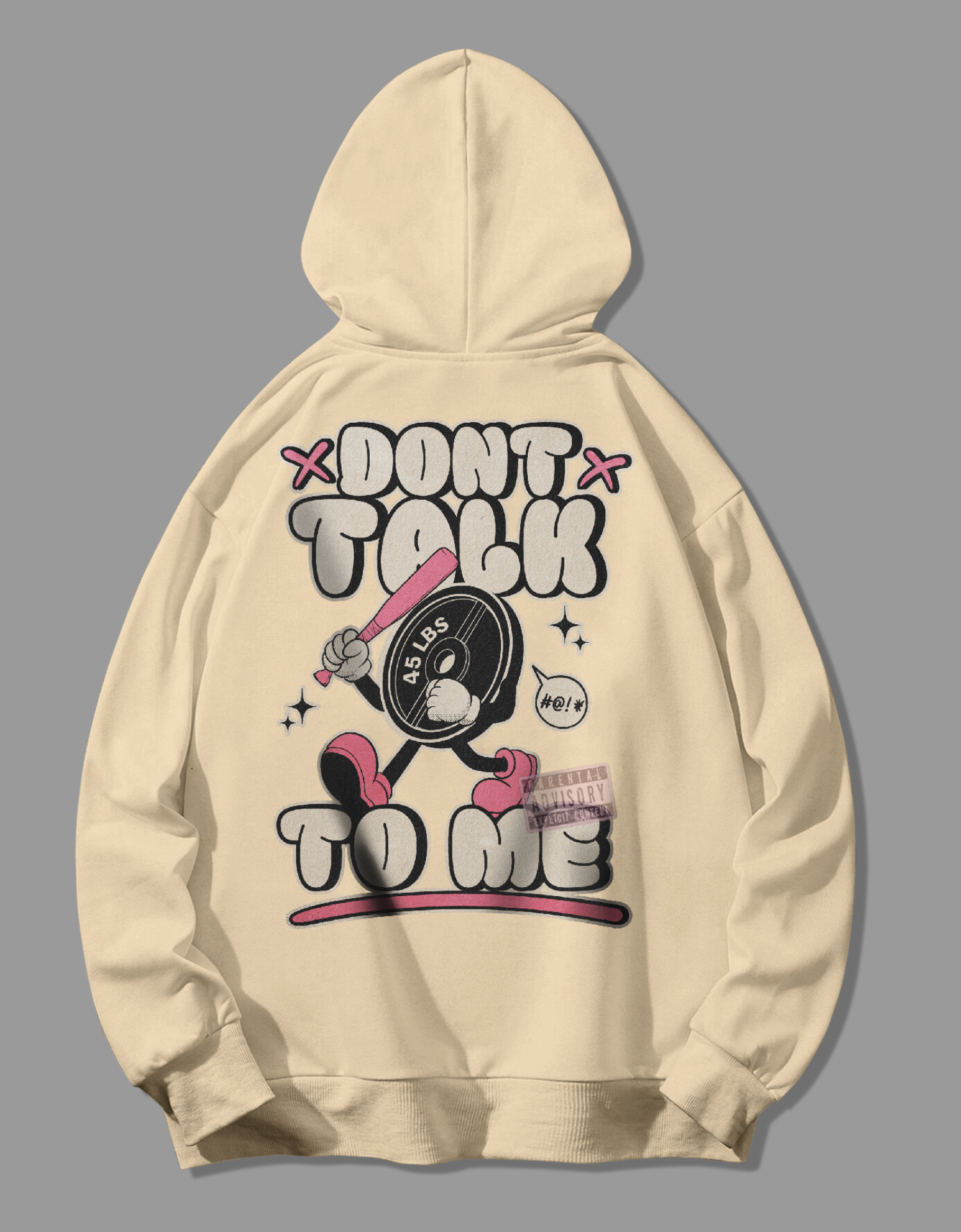 ropa deporte crossfit gimnasio ropa gym ropa gimnasio ropa deportiva ropa deportiva mujer ropa deportiva hombre camiseta oversize sudadera gimnasio tirantes gimnasio #color_crema
