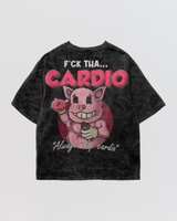 Cardio Skipper Acid Wash Oversize Tee