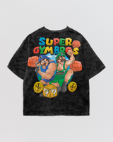 Gymbros Acid Wash Oversize Tee