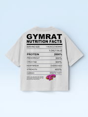 Gymrat Oversize Tee White