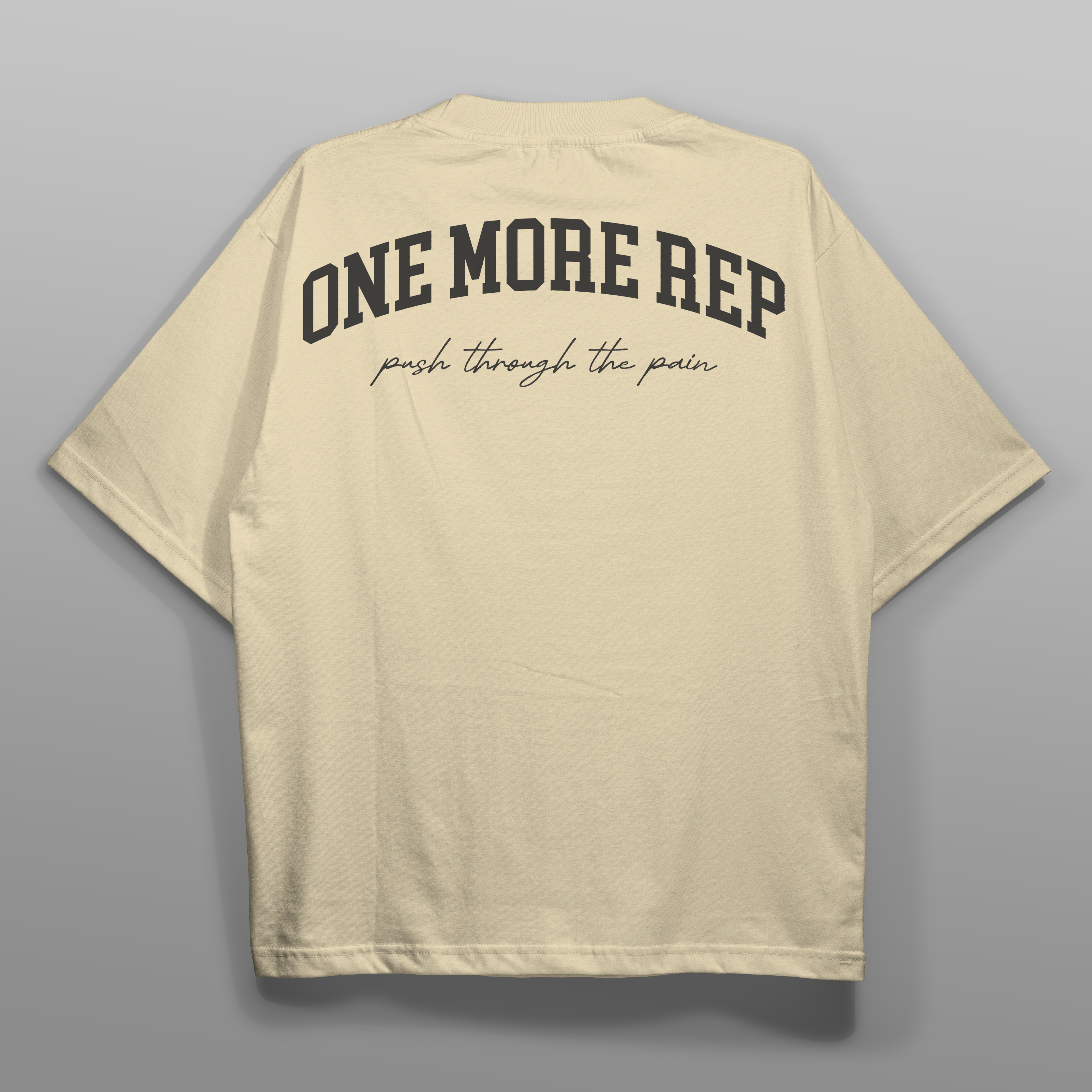 One More Rep Oversize Tee – GYMRATS
