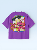 Gymcrush Oversized Tee Purple