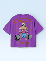 Gymrat Anatomy Oversize Tee Purple