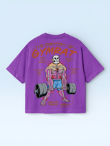 Gymrat Anatomy Oversize Tee Purple