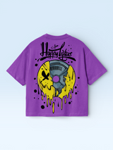 Happy Lifters Tee Purple
