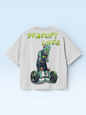 Deadlift Lover Oversize Tee White