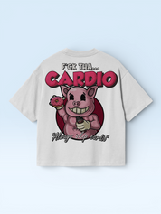 Cardio Skipper Oversize Tee White