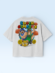 Super Gymbros Oversize Tee White