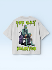 Leg Day Enjoyer Oversize Tee White
