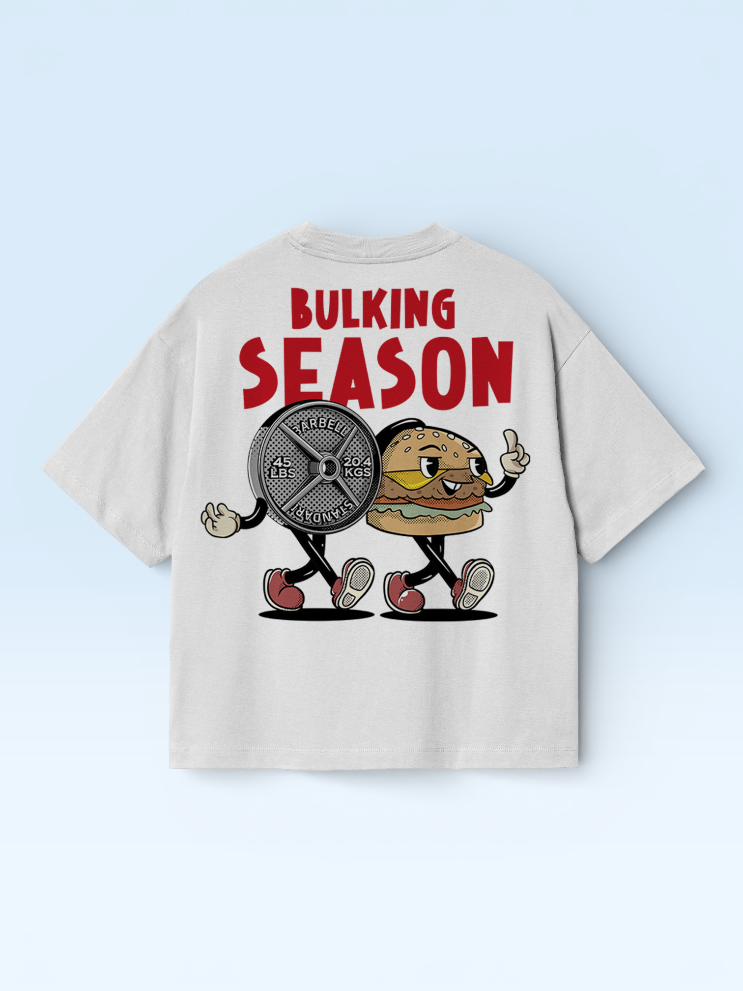 Bulking Season Oversize Tee White