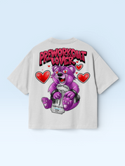 Preworkout Lover Oversize Tee White