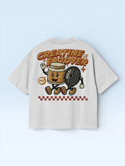 Creatine Enjoyer Oversize Tee White