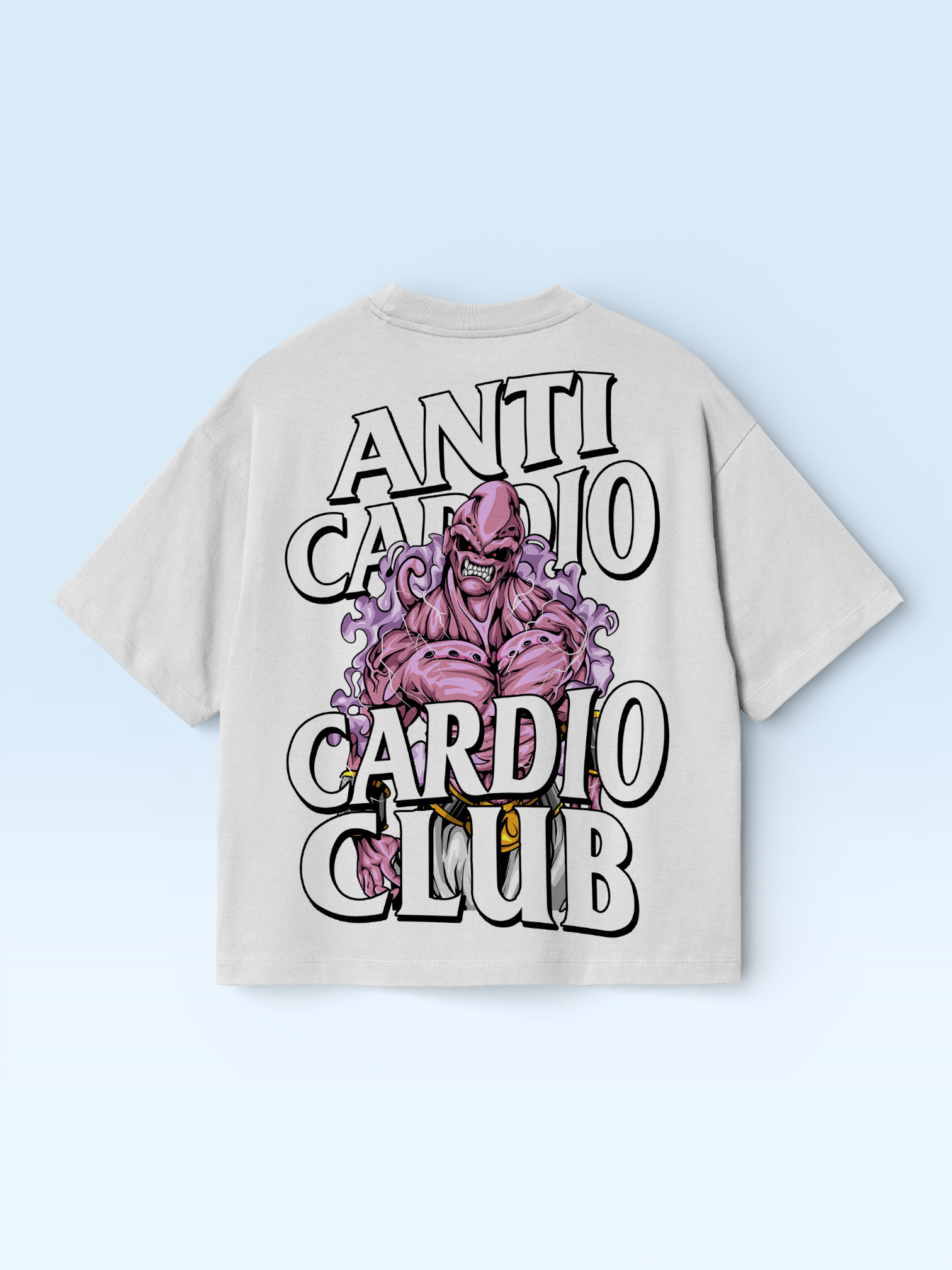 Anti Cardio Oversize Tee Black